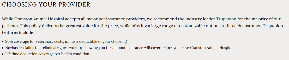 Trupanion Naic To Address Pet Insurance This Weekend Nasdaq Trup Seeking Alpha