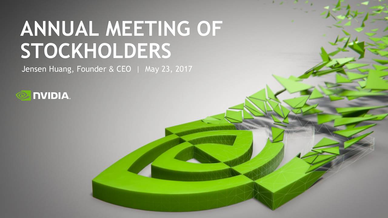 NVIDIA Corporation (NVDA) Investor Presentation Slideshow (NASDAQ