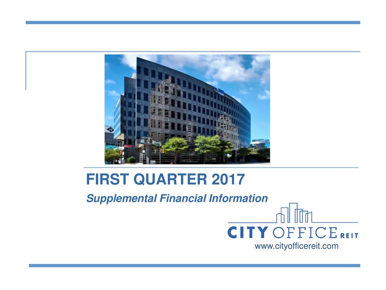 City Office REIT, Inc. 2017 Q1 - Results - Earnings Call Slides (NYSE ...