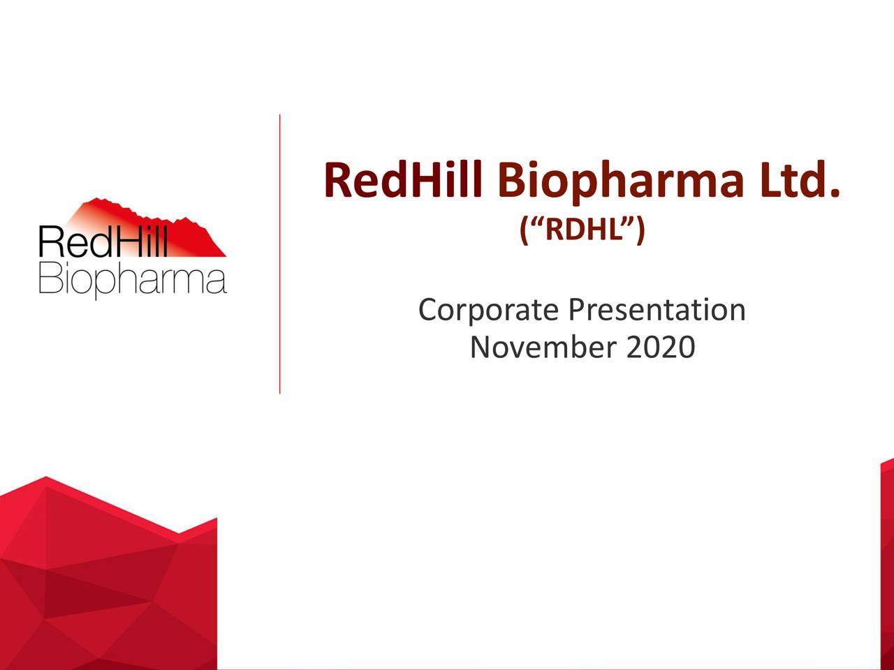 RedHill Biopharma Ltd.
