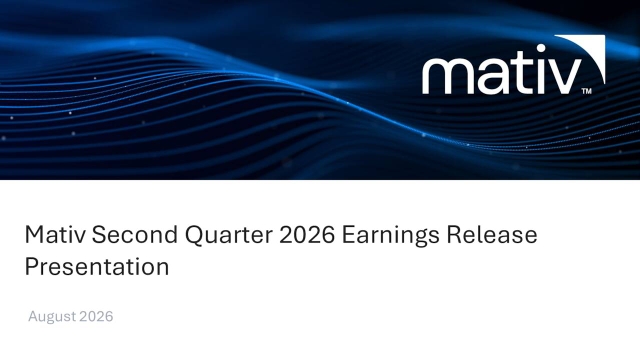Alpha Call Mativ Holdings, Inc. 2026 Q2 - Results - Earnings Call Presentation ...