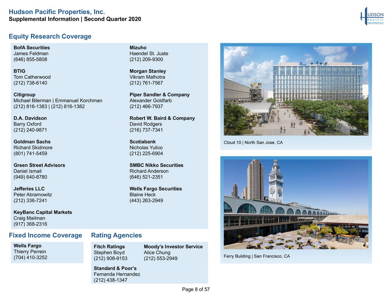 Hudson Pacific Properties, Inc. 2020 Q2 Results Earnings Call