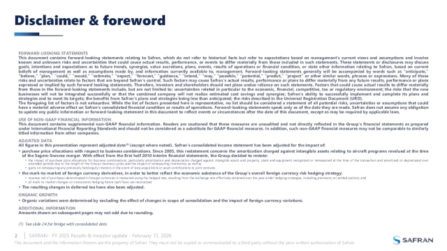 Safran SA 2025 Q4 - Results - Earnings Call Presentation (OTCMKTS:SAFRY ...