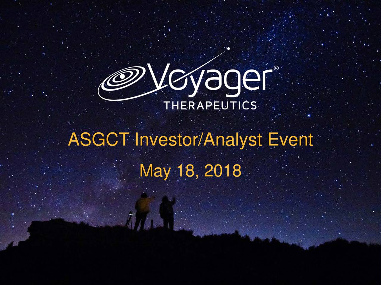 Voyager Therapeutics (VYGR) Presents At 21st Annual Meeting Of The ...