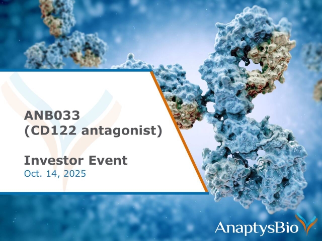 AnaptysBio, Inc. (ANAB) ANB033 (CD122 antagonist) Virtual Investor ...