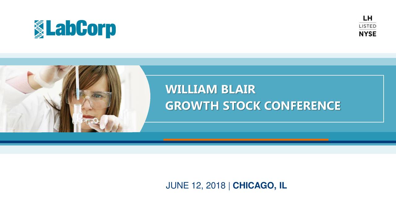 Laboratory Corporation of America (LH) Presents At William Blair 2018