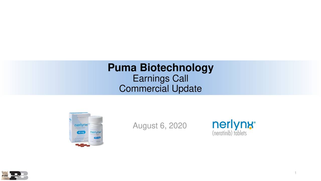 puma biotechnology earnings