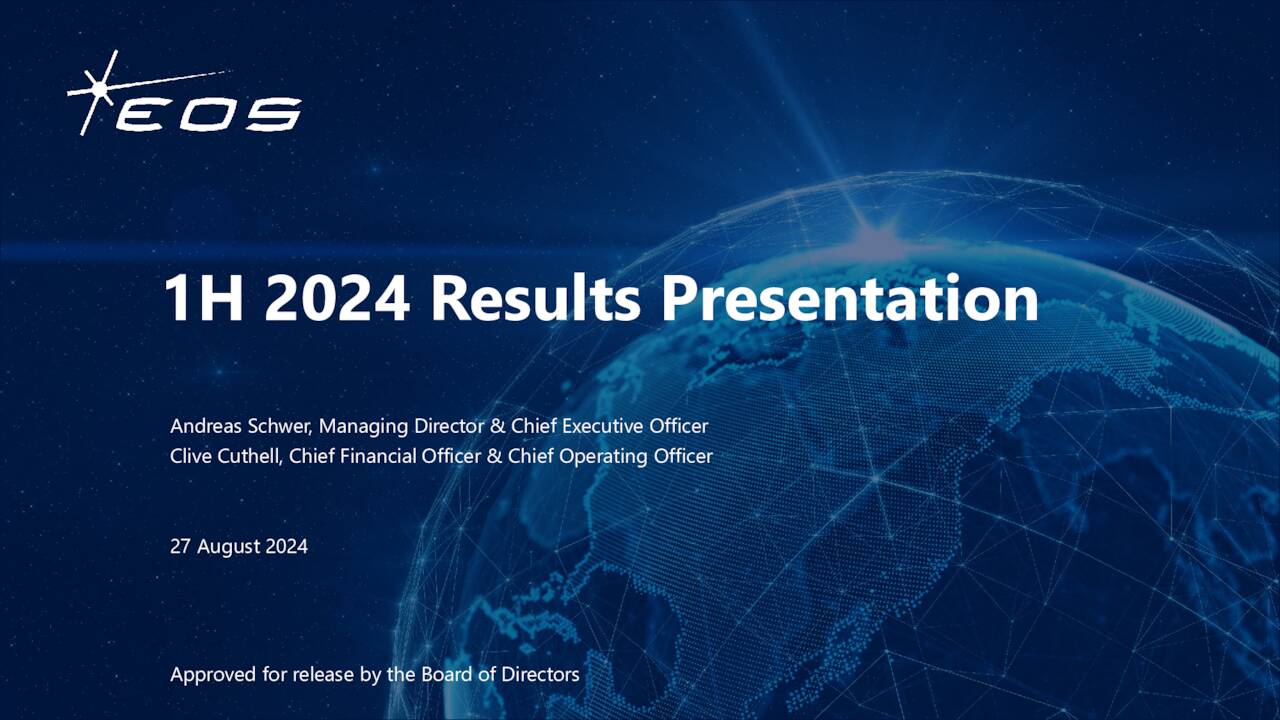 1H 2024 Results Presentation