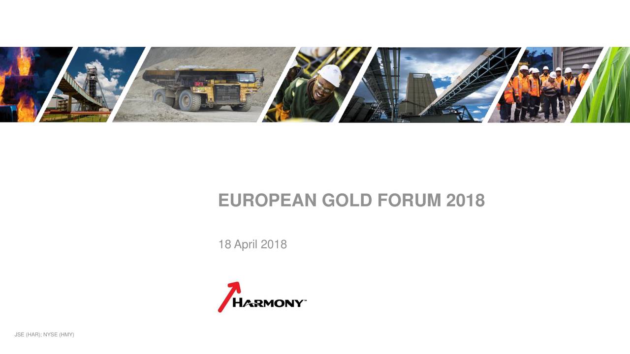 Harmony Gold Mining (HMY) Presents At European Gold Forum Slideshow