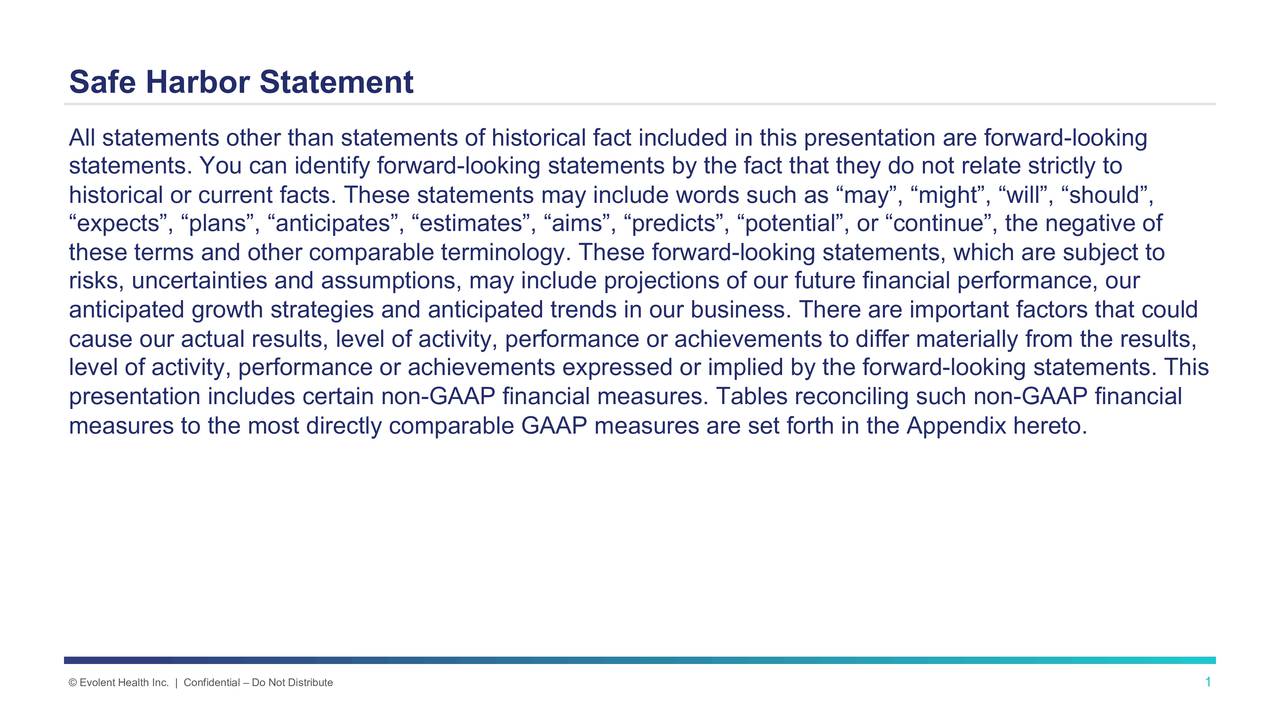 Evolent Health / Valence Health Deal Overview Slides (NYSEEVH