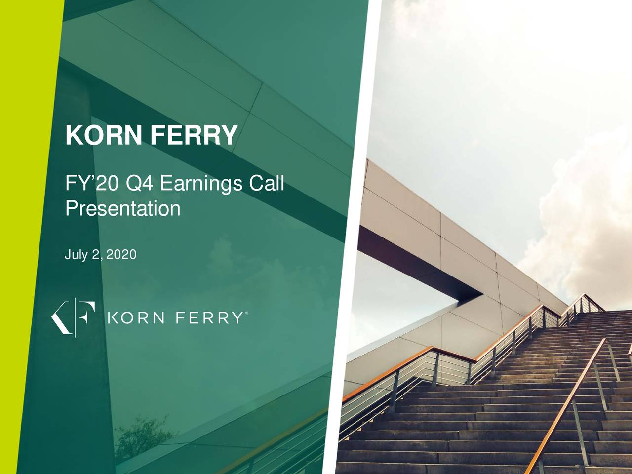 Korn Ferry 2020 Q4 Results Earnings Call Presentation (NYSE:KFY