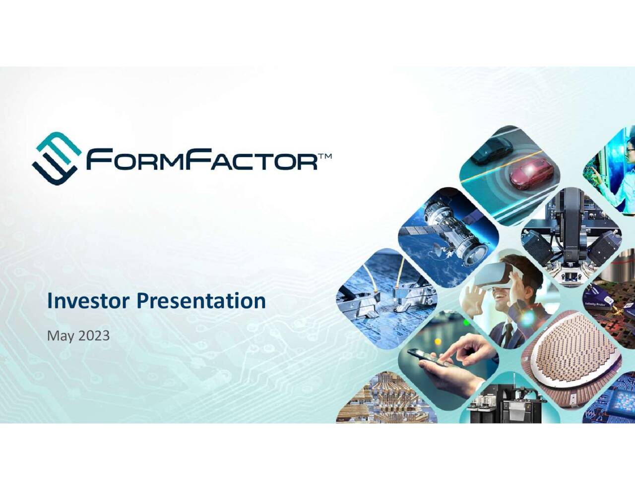 FormFactor, Inc. 2023 Q1 - Results - Earnings Call Presentation (NASDAQ ...
