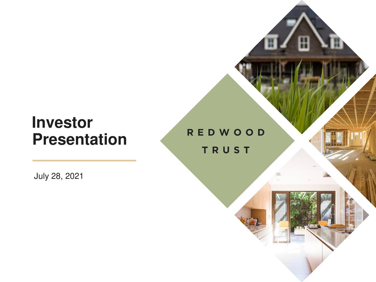Redwood Trust, Inc. 2021 Q2 Results Earnings Call Presentation
