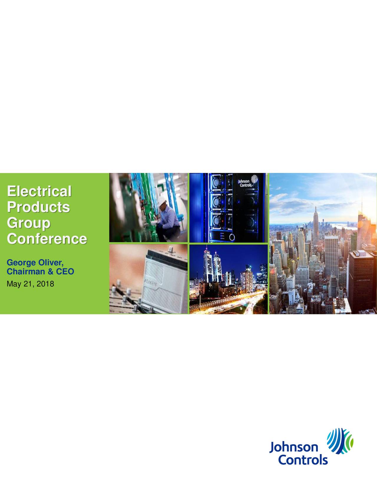 Johnson Controls International (JCI) Presents At Electrical Products
