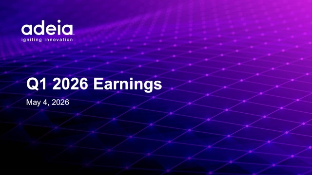 Adeia Inc. 2026 Q1 - Results - Earnings Call Presentation (NASDAQ:ADEA ...