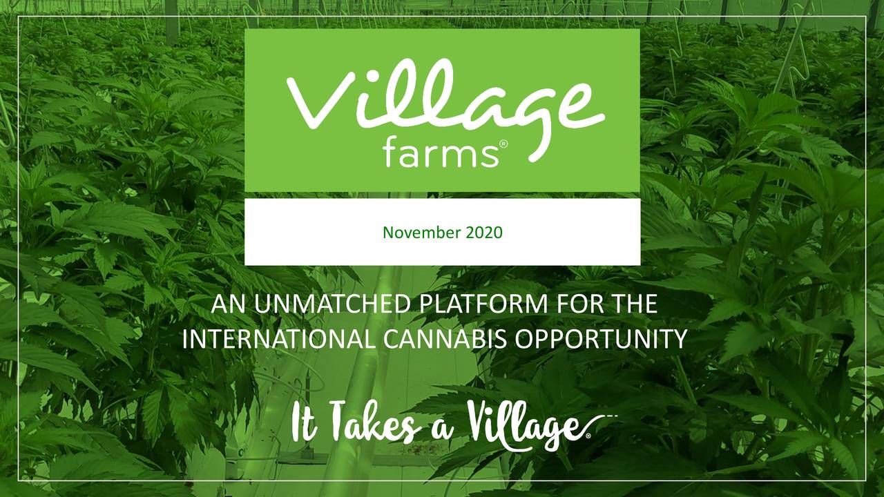 Village Farms International, Inc. 2020 Q3 Results Earnings Call