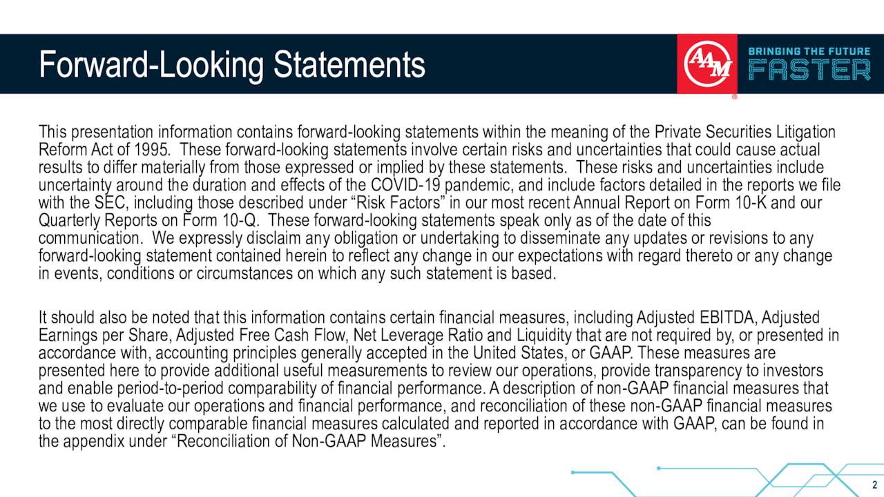 American Axle & Manufacturing Holdings, Inc. 2022 Q4 Results Earnings Call Presentation
