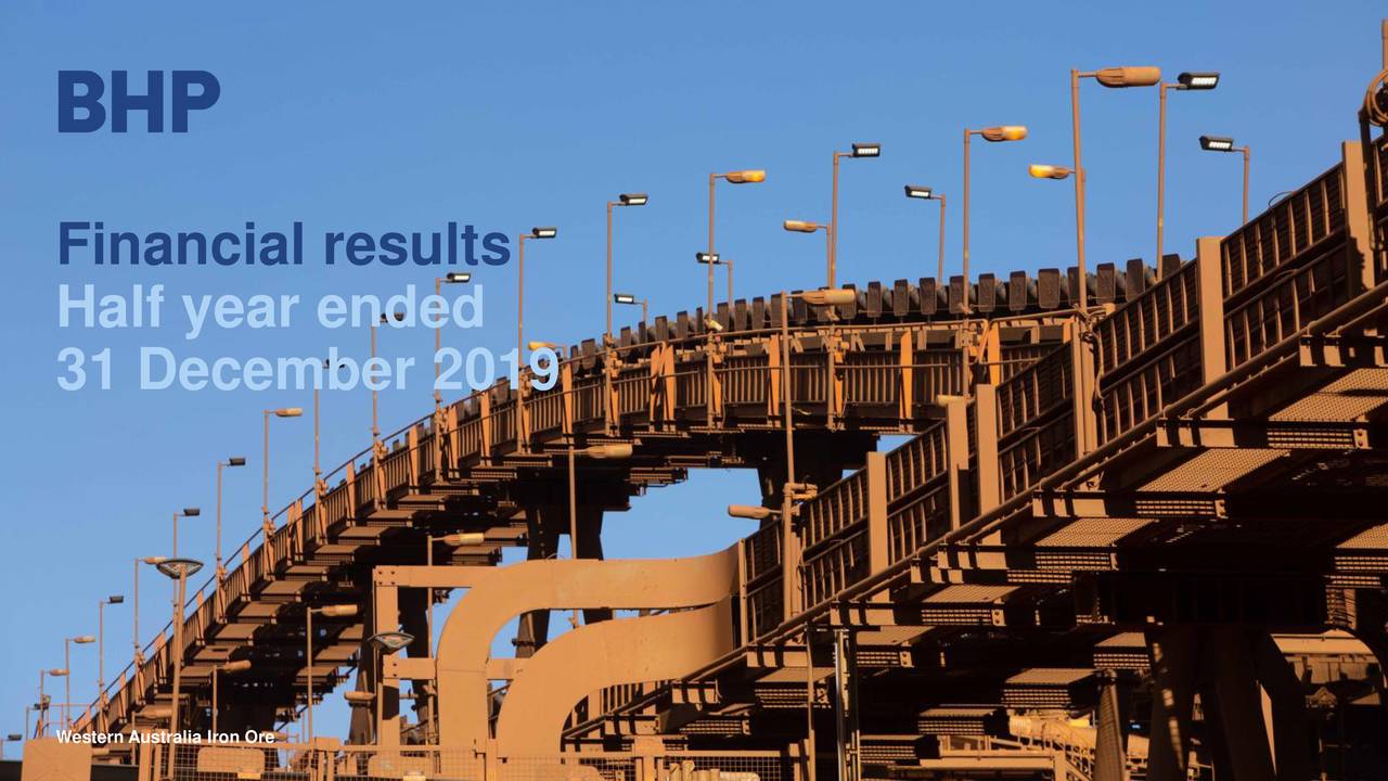 Bhp Group 2020 Q2 Results Earnings Call Presentation Nysebhp