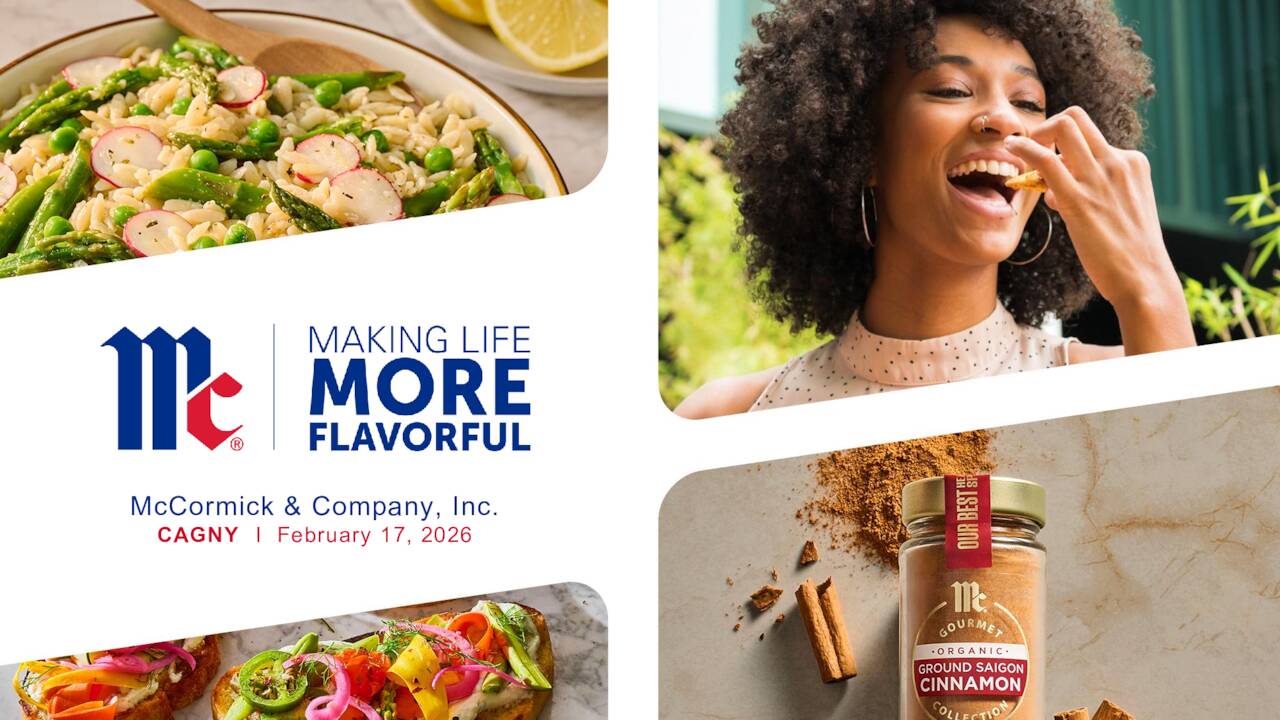 McCormick & Company, Incorporated (MKC) Presents at Consumer Analyst ...