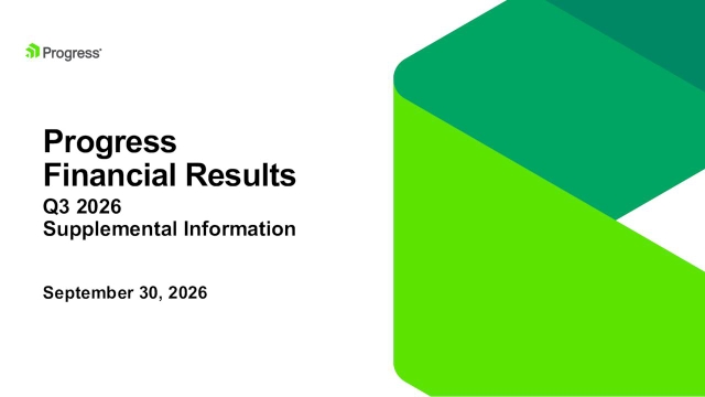 Progress Software Corporation 2026 Q3 - Results - Earnings Call ...