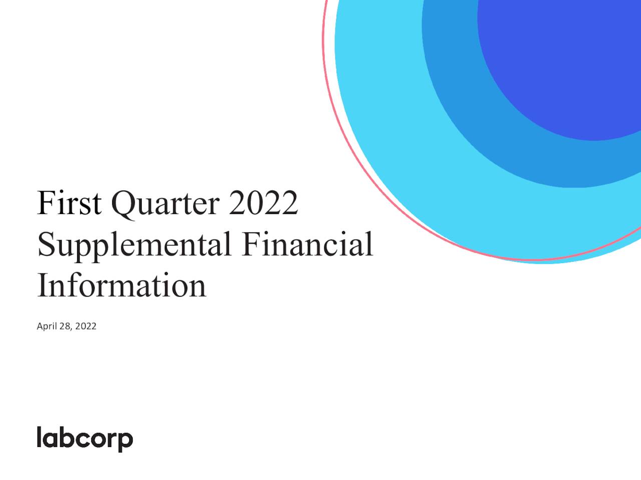 Laboratory Corporation Of America Holdings 2022 Q1 - Results - Earnings ...