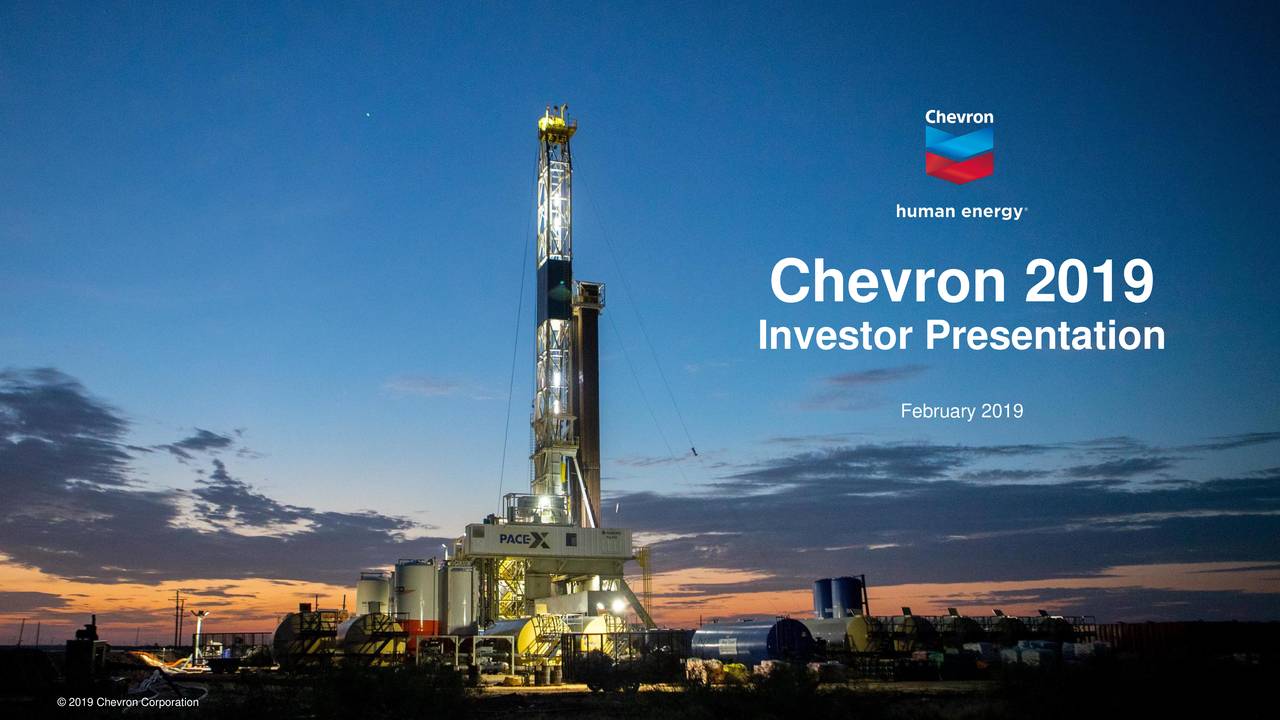 Chevron Corporation 2018 Q4 Results Earnings Call Slides Nyse Cvx Seeking Alpha Chevron Corporation 2018 Q4 Results Earnings Call Slides Nyse Cvx Seeking Alpha