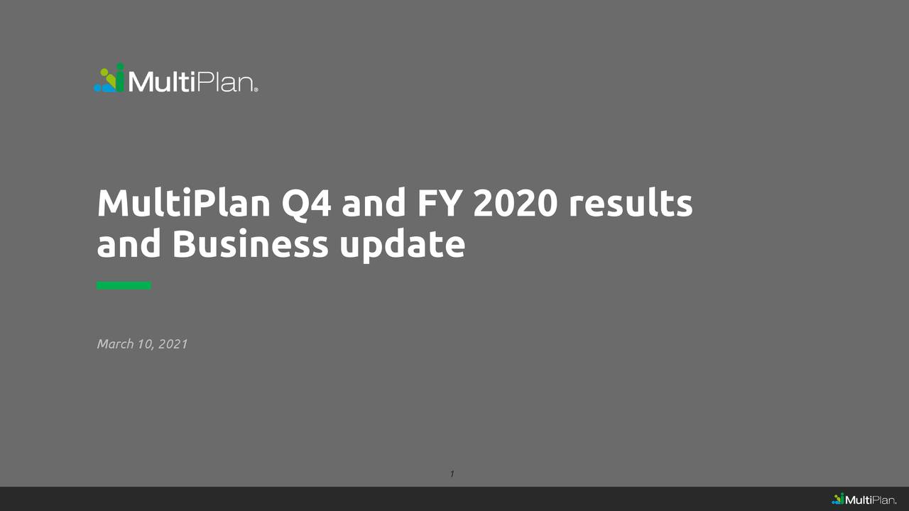 MultiPlan Q4 and FY 2020 results
