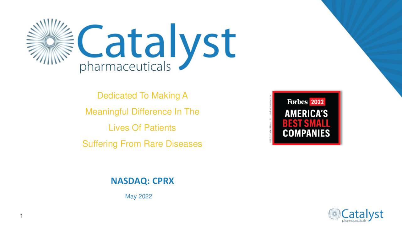 Catalyst Pharmaceuticals News