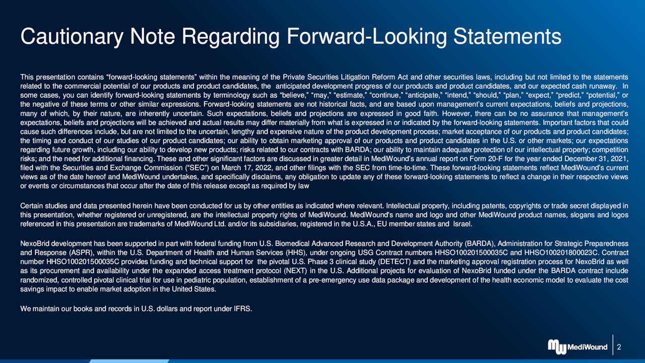 Cautionary Note Regarding Forward-Looking Statements