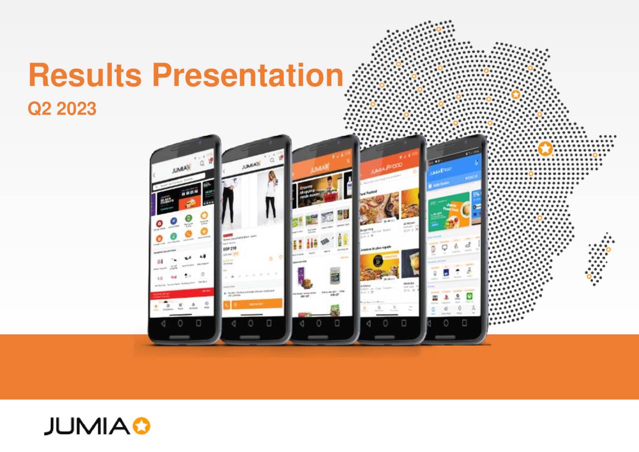 Jumia Technologies AG 2023 Q2 Results Earnings Call Presentation (NYSEJMIA) Seeking Alpha