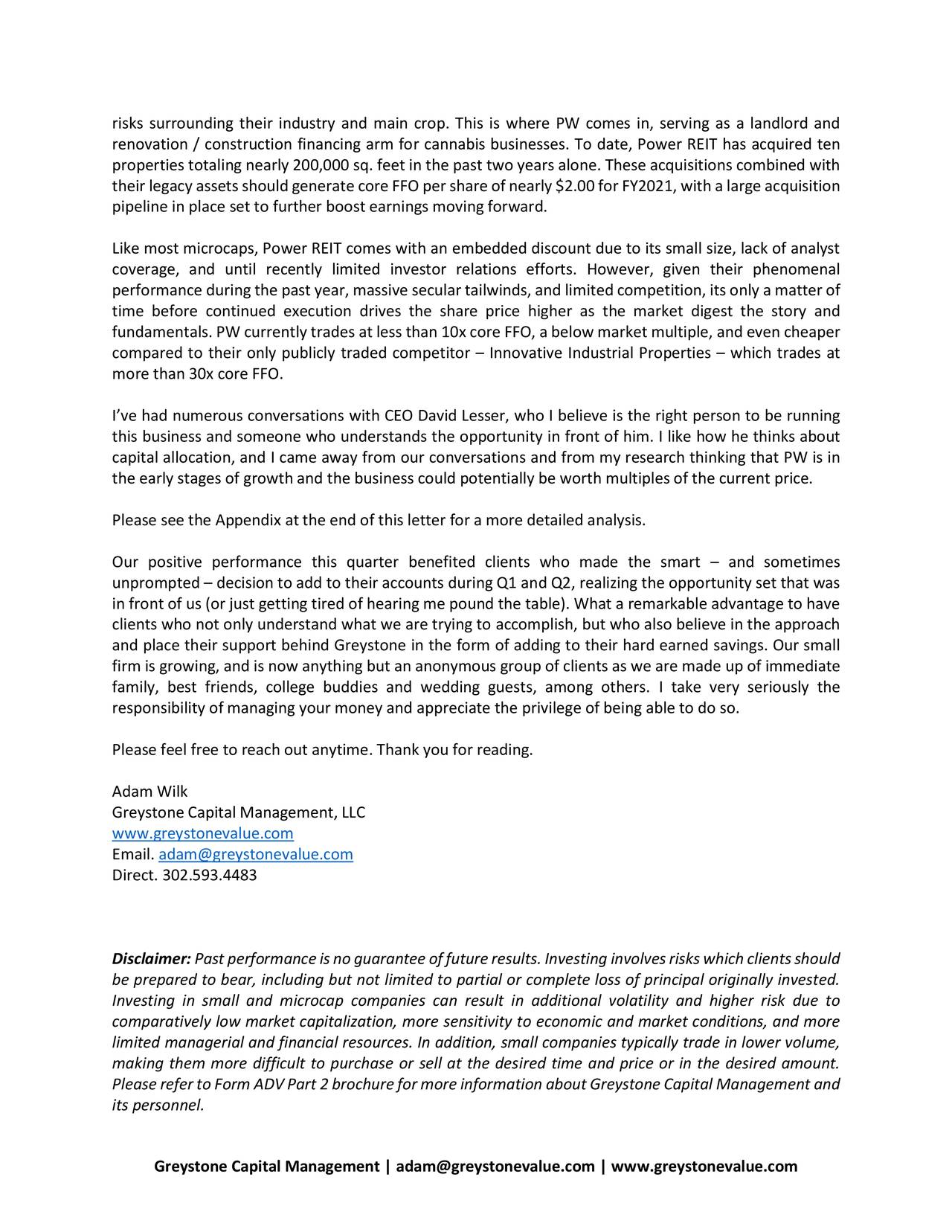 Greystone Capital Q3 2020 Letter To Clients Seeking Alpha