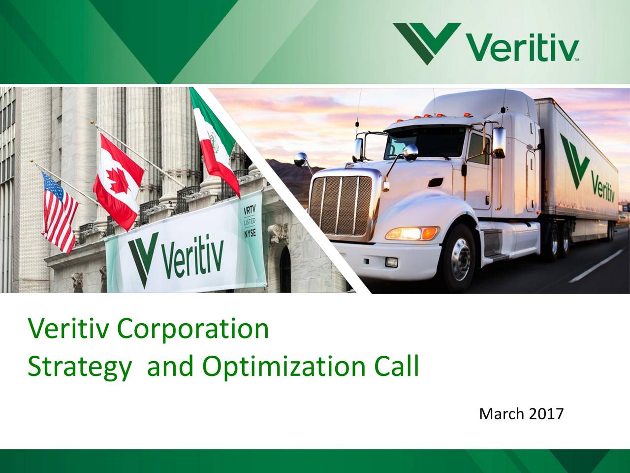 Veritiv (VRTV) Strategy and Optimization Call Slideshow (NYSEVRTV
