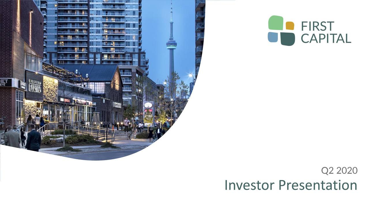 First Capital Realty Inc. 2020 Q2 Results Earnings Call