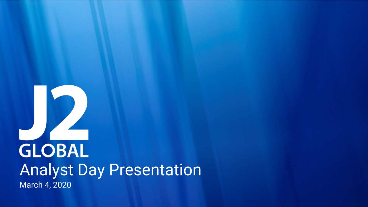 Analyst Day Presentation