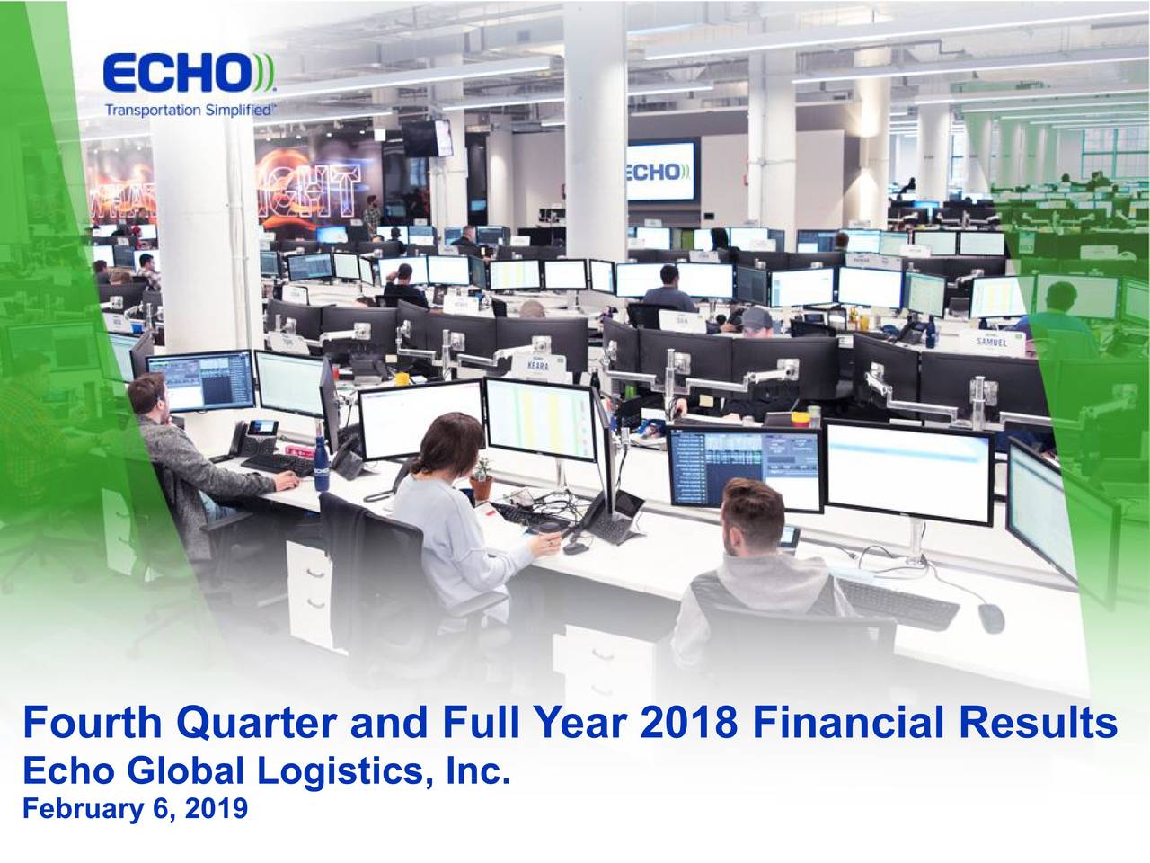 Fourth Quarter and Full Year 2018 Financial Results