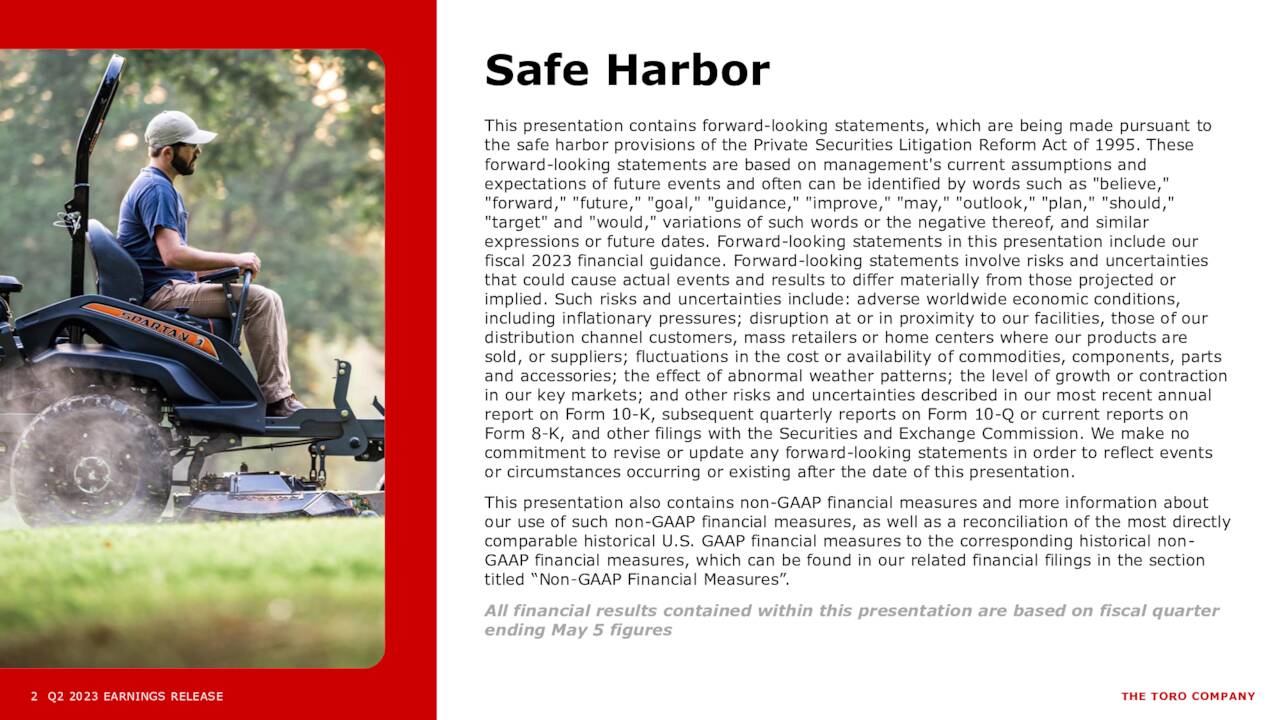Safe Harbor