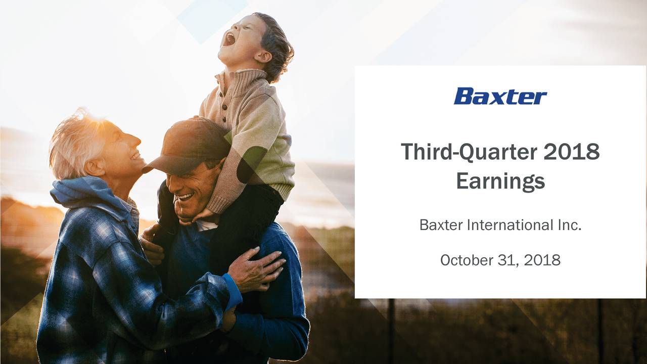 Baxter International Inc 2018 Q3 Results Earnings Call Slides (NYSE