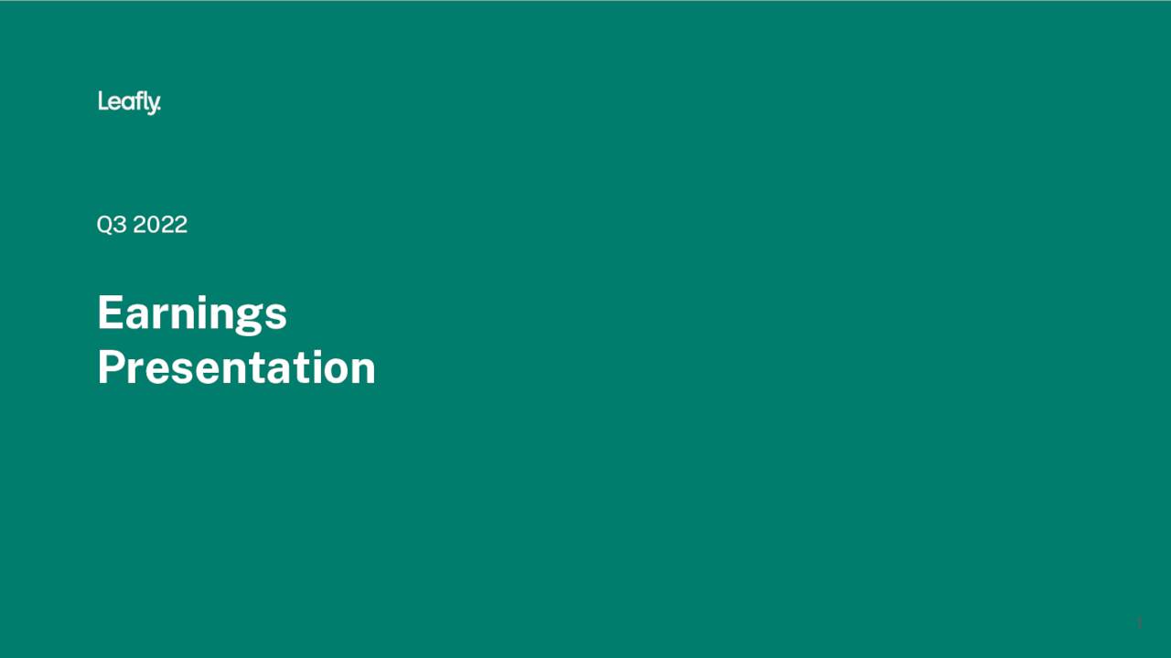 leafly-holdings-inc-2022-q3-results-earnings-call-presentation