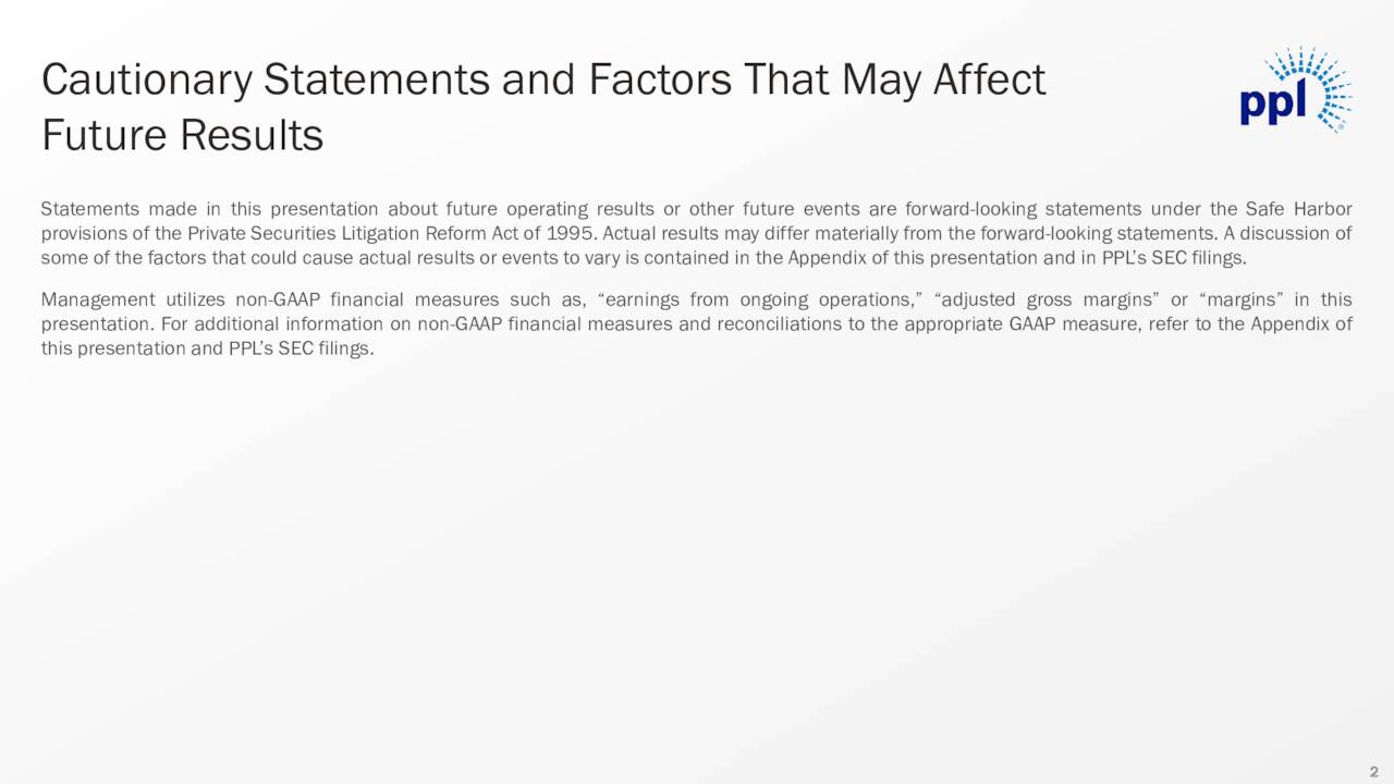 Cautionary Statements and Factors That May Affect