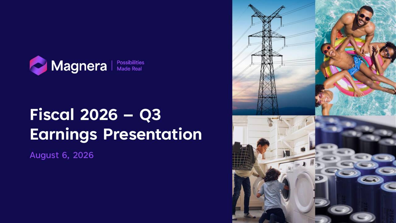 Magnera Corporation 2026 Q3 - Results - Earnings Call Presentation ...