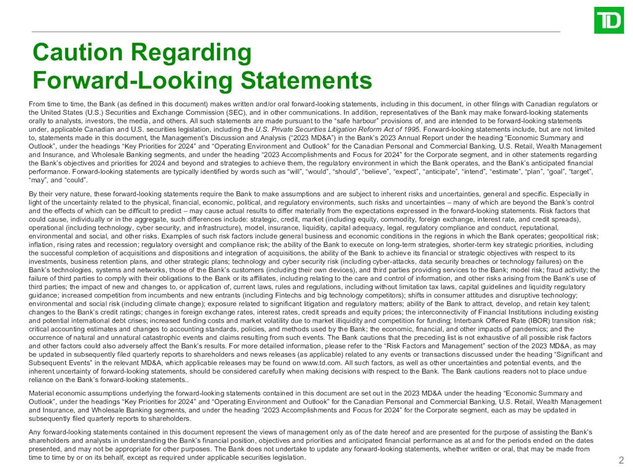 the-toronto-dominion-bank-2023-q4-results-earnings-call