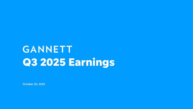Gannett Co., Inc. 2025 Q3 - Results - Earnings Call Presentation (NYSE ...