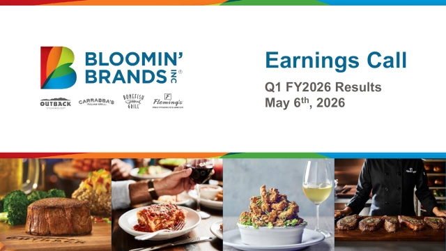 Bloomin' Brands, Inc. 2026 Q1 - Results - Earnings Call Presentation ...