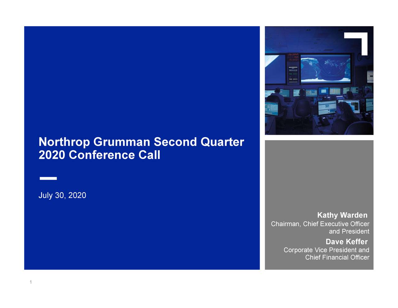 Northrop Grumman Corporation 2020 Q2 Results Earnings Call