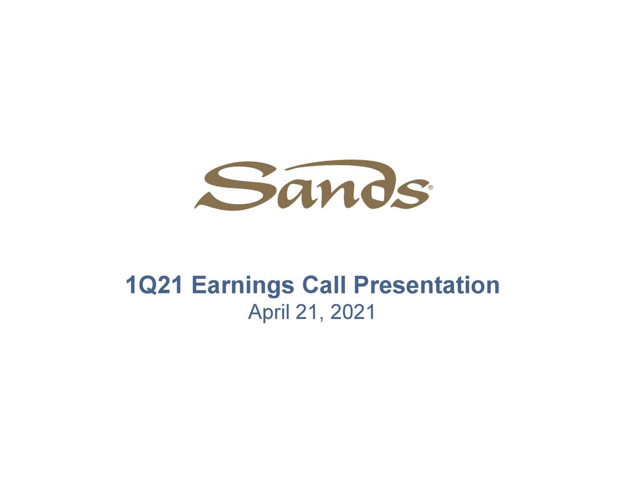 Las Vegas Sands Corp. 2018 Q1 - Results - Earnings Call Slides (NYSE:LVS)