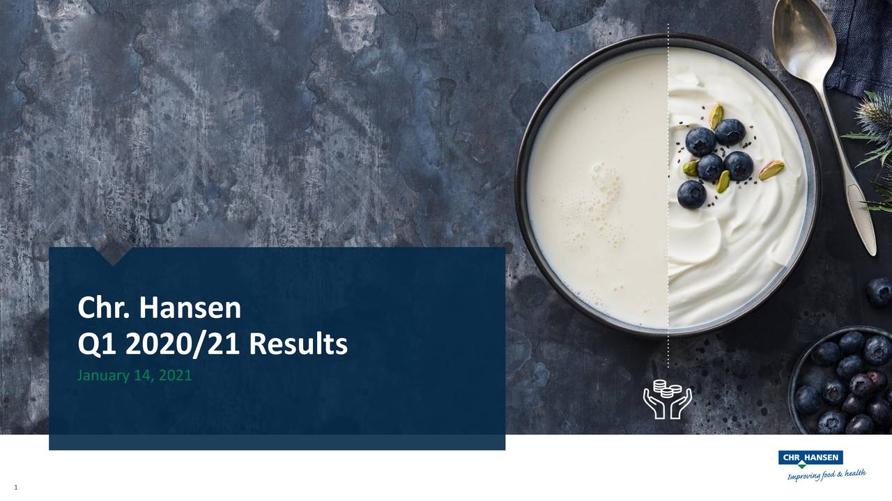 Chr. Hansen Holding A/S 2021 Q1 Results Earnings Call Presentation