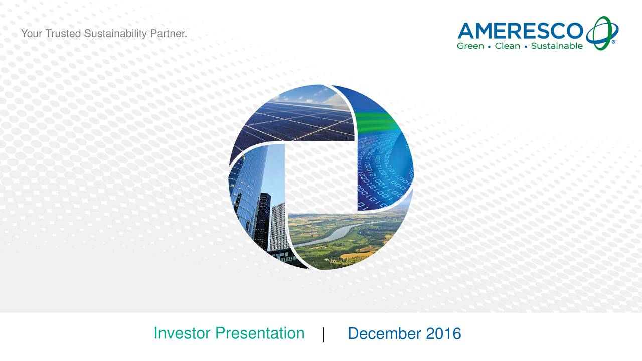 Ameresco (AMRC) Investor Presentation - Slideshow (NYSE:AMRC) | Seeking ...