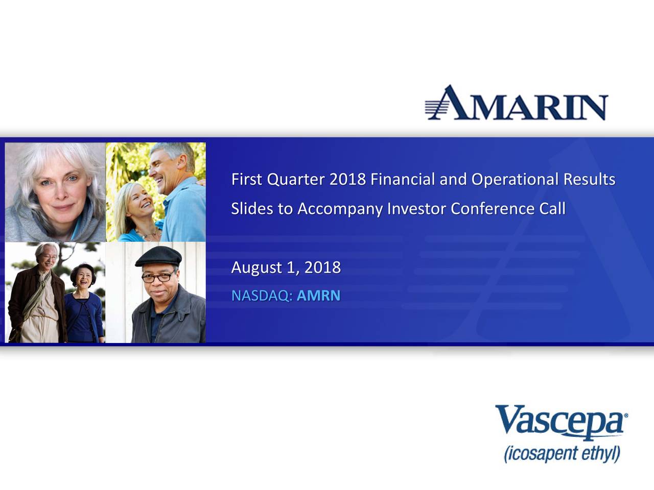 First Quarter 2018 Financial and Operational Results