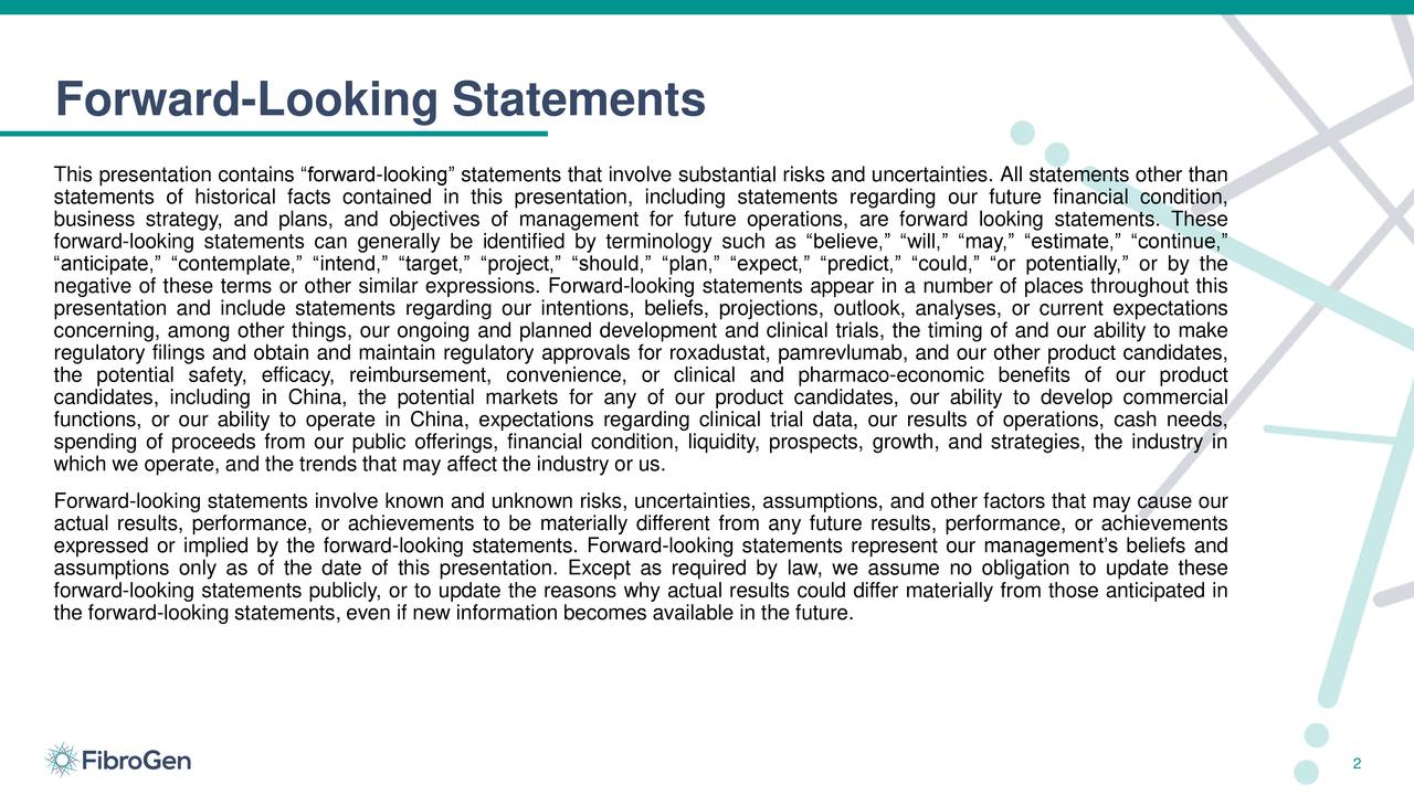 Forward-Looking Statements