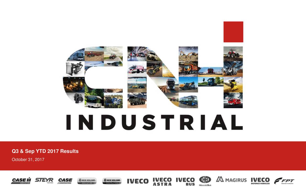 CNH Industrial N.V. 2017 Q3 - Results - Earnings Call Slides (NYSE:CNHI ...